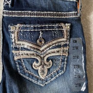 Womens Rock Revival Celinda Straight Leg Jeans